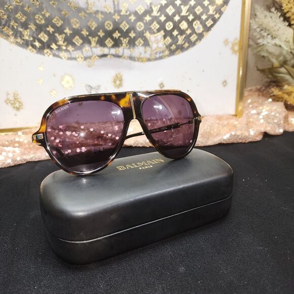 Balmain Paris BL 2104 Sunglasses - DARK TORTOISE NEW IN BOX